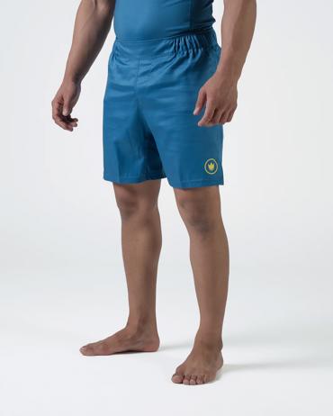 Kingz hybrid Mi-K grappling Shorts-blue